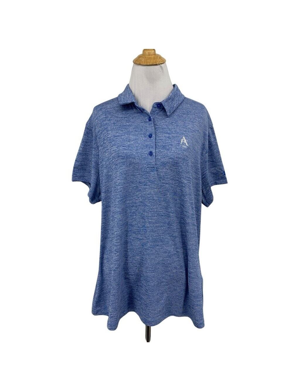 Under Armour Polo Shirt Womens 2XL Surf Zinger UPF 30 Embroidered Logo Golf